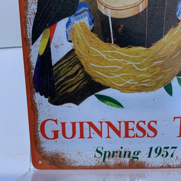 GUINNESS TIME Sign metal 12” by 8” - Picture 5 of 10